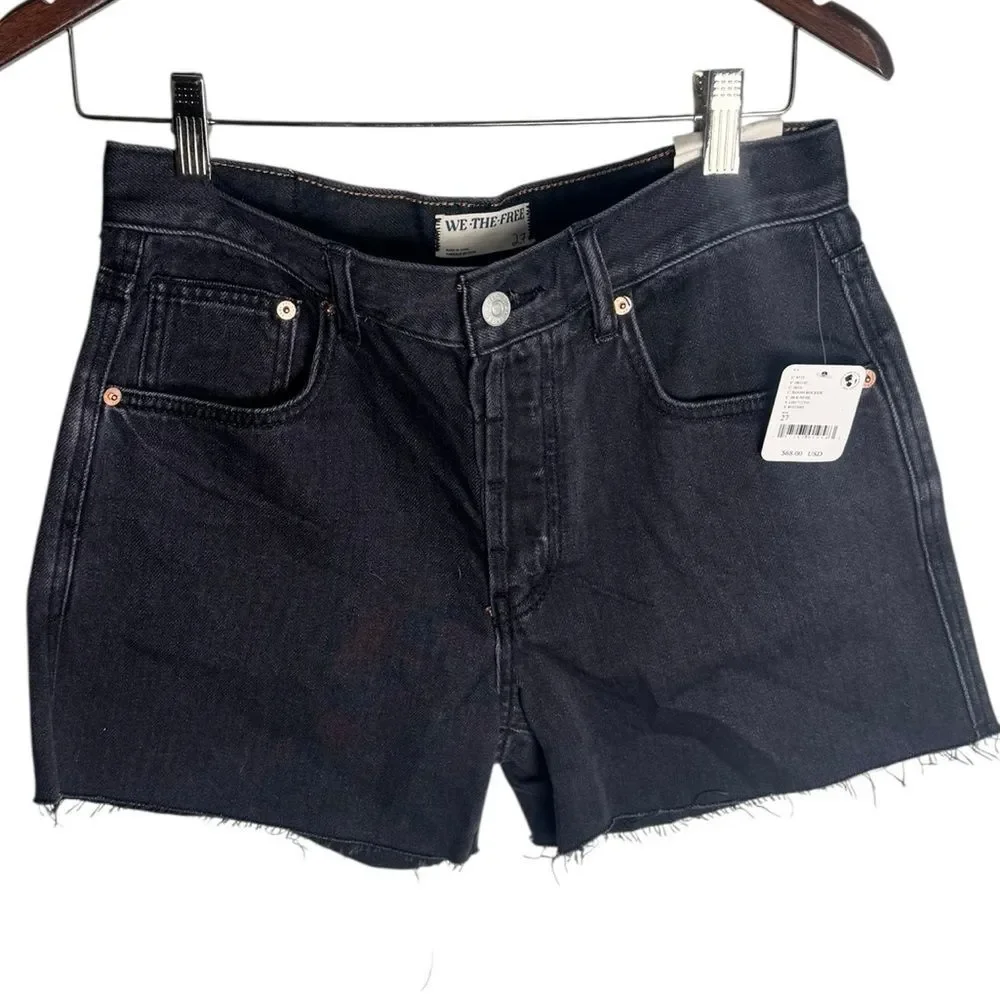Free People We The Free Ivy Mid-Rise Shorts in Room Rocker 27 NWT